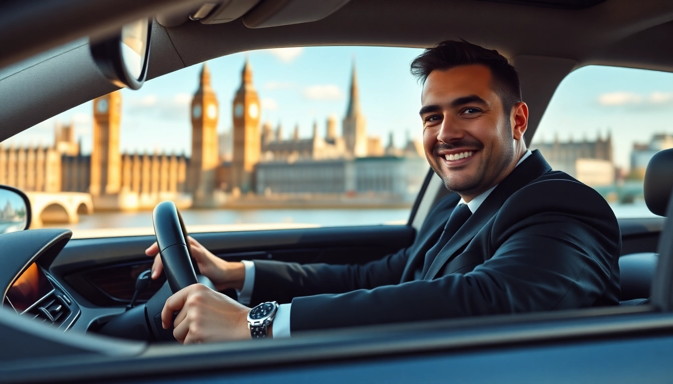 Experience a luxury private chauffeur london providing an elegant ride through iconic landmarks.