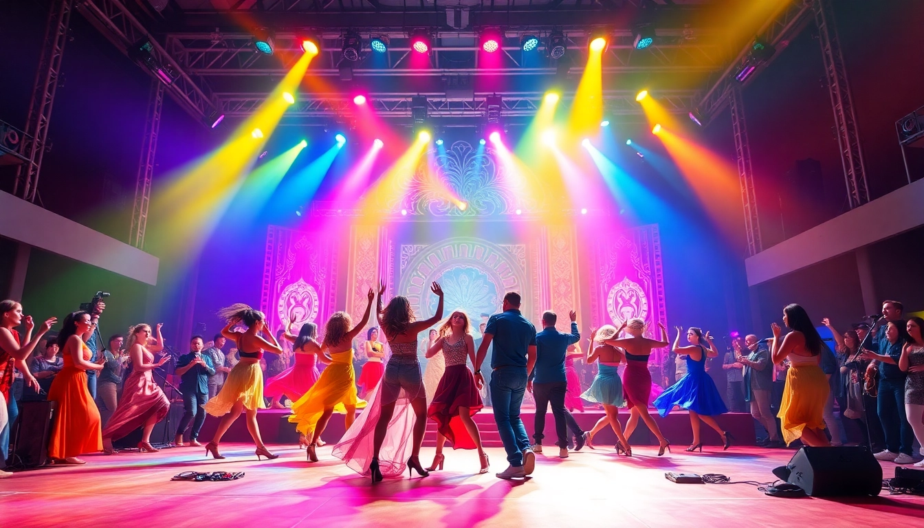 Experience thrilling stage shows with vibrant performances and energetic dancers.