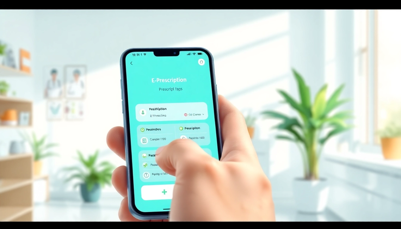 Showcase advantages of using eprescription apps for managing health efficiently.